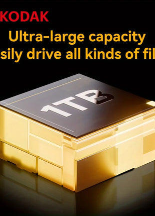 Kodak Disco rigido esterno portatile da 2,5 pollici PHDD 500 GB/1 TB USB 3.0 per PS5 Xbox PC Mac Desktop MacBook