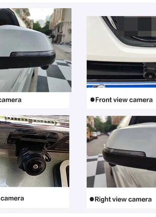 360 Car Camera Panoramic Surround View 1080P AHD Right+Left+Front+ Rear View Camera System for Android Auto Radio Night Vision - Riparo82