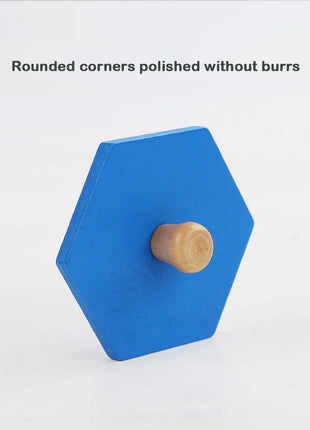 Giocattoli puzzle per bambini Montessori, lavagna per graffiare le mani con forme in legno e colori abbinati, giocattoli cognitivi geometrici per l'educazione precoce - riparo82