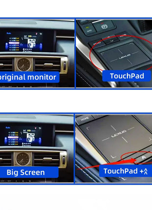 AutoRadio Android14 Wireless Carplay Car For Lexus IS RC 200 250 300 350 200T 300h Multimedia Player Navigation GPS Stereo Audio - Riparo82