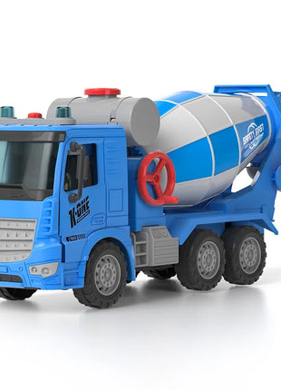 Grande simulazione ingegneria miscelatore modello di camion trasportatore di inerzia camion di cemento cemento musica leggera giocattoli per bambini regalo - riparo82