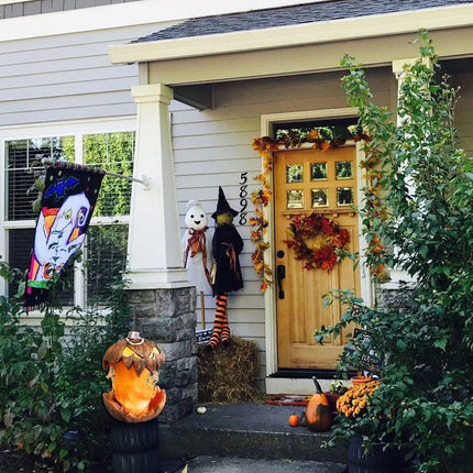 Pumpkin Halloween Animated Prop Rising Falling Terrifying Sound Atmosphere Light Scary Haunted House Party Decoration Gifts New