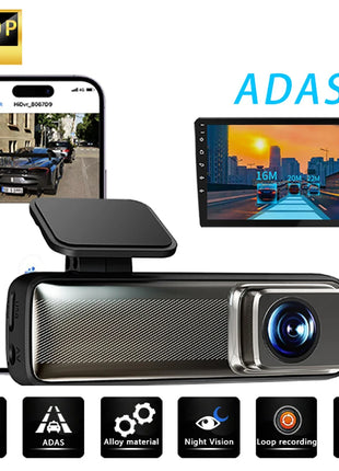 Dashcam Dash Cam Dash Car Camera Full HD Car DVR USB Video Recorder for Android Smart System With Adas WiFi Connect Night Vision - Riparo82