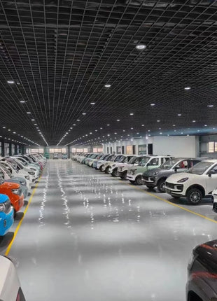 Factory Direct Sales Four-Wheel Electric Mini Car Leather Seats Single Drive Made China Cheap Electric Vehicle Lead Acid Battery - Riparo82
