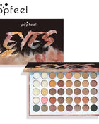 POPFEEL 40-Color Earth Tone Eyeshadow Palette - Matte, Shimmer, and Contour Makeup for Vibrant and Long-Lasting Eye Look.