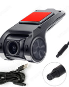 Car DVR Dash Cam Full HD 1080P Dash Cam For DVD Android Player ADAS LDWS Navigation Unit Auto Audio Voice Alarm Video Recording - Riparo82