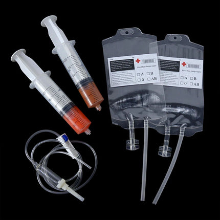 Halloween Blood Bags Juice Drinking Energy Pack Vampire Horror Props Halloween Party Decoration Vampire Cosplay Supplies