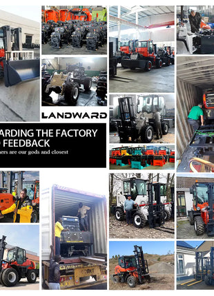 4WD 3-6Ton China Customized All-terrain Off-road  Fork Lift 3500KG Mini Forklift Trucks EPA 5Ton Forklift Manufacturer Price - Riparo82
