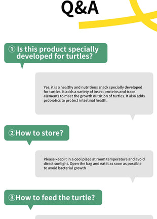 Yee Small Turtle Snacks Nutrition Meat Strips Turtle Food Turtle Feed Breadworms Meat Puree - Riparo82