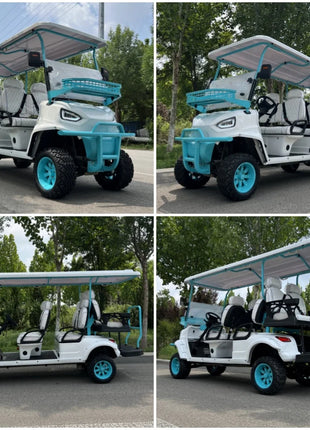 New Design 2 4 Seater Tour Bus Club Car Electric Golf Off-Road Vehicle Hunting Car Electric Golf Car Adult - Riparo82