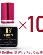 IBeauty Expert Glue For False Eyelashes Extensions Supplies Adhesive Wine Red Cap 5ml Korea Original Makeup Tools Lava Lash - Riparo82