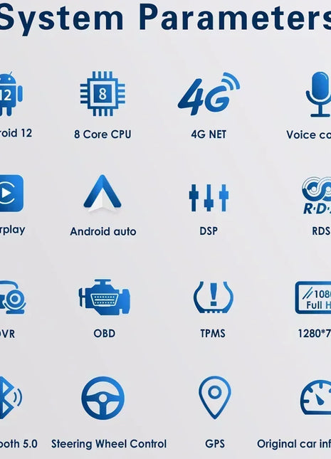 Hizpo Android Autoradio RDS 2GB 16GB Car Radio Gps Navigation Universal 7Inch Stereo Wifi 2Din For Nissian Toyota Carplay BT USB - Riparo82