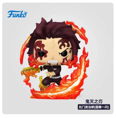Genuino Funko Pop Demon Slayer Kimetsu No Yaiba Tanjiro You Bean Doll Modello Action Figures Toy
