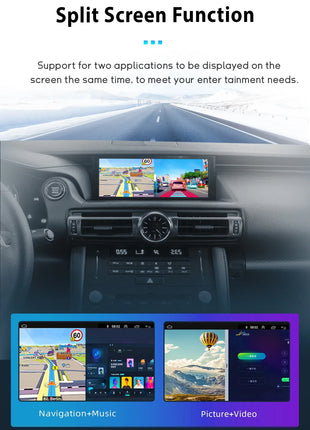 AutoRadio Android14 Wireless Carplay Car For Lexus IS RC 200 250 300 350 200T 300h Multimedia Player Navigation GPS Stereo Audio - Riparo82