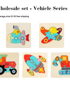 Set di puzzle in legno per bambini Montessori Giochi per bambini per bambini Giocattoli educativi e per l'intelligenza 1 2 3 4 anni - riparo82
