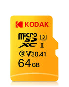 KODAK Micro SD Card Driving Recorder scheda di memoria da 64GB per telefono cellulare PC auricolare altoparlante HD Camera