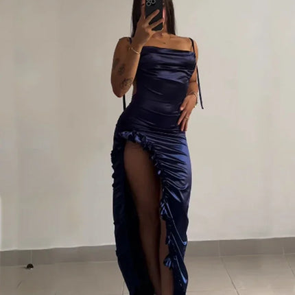 Halloween 2025  estados unidos explosivo novo vestido transfronteiriço verão sentido sênior y2k sexy halter spice girl vestido