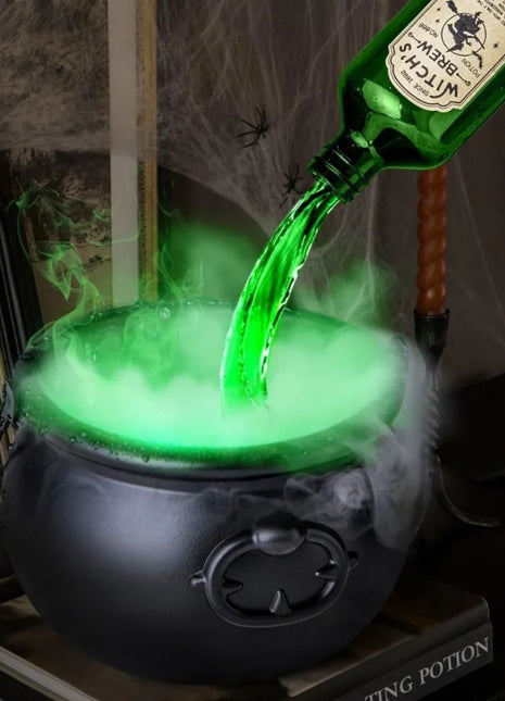 Halloween Black Witch Bowl Magic Float Bottle and Diffuser Horror House Decoration Hocus Pocus Party Scary Props Halloween Decor - Riparo82