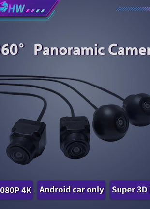 360 Cameras Car Panoramic Camera 1080P AHD Front /Rear /Left /Right Rear View Cameras System for Android Auto Radio Night Vision - Riparo82
