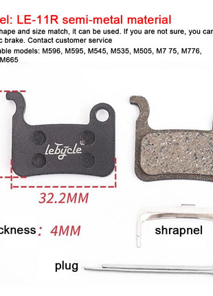 25 paia di pastiglie freno a disco per bicicletta MTB in resina/metallo/ceramica pastiglie freno idrauliche per bici da strada universali per Shimano SRAM AVID ZOOM B01S
