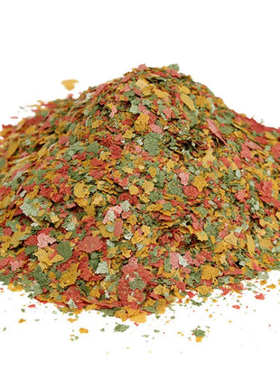 100g Tropical Ornamental Fish Food Small Fish Goldfish Feed Nutritious 3 Color Sheeting Feed Fish Products Aquarium Accessories - Riparo82