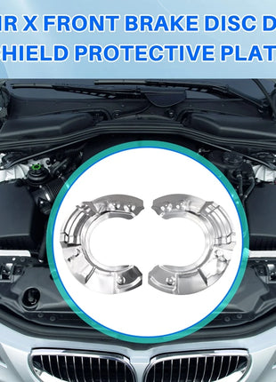 1Pair Disco Freno Anteriore Piastra di Protezione Antipolvere Per BMW 5 6 7 Serie F10 F11 F07 F06 F12 F01 F02 10-18 63179879005 63179879006