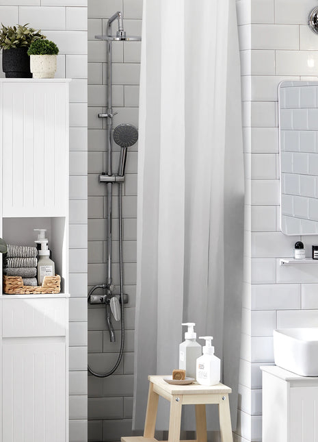 SoBuy BZR109 Armadio alto da bagno Armadio da bagno Mensola da bagno stretta Armadio da bagno Mobili da bagno