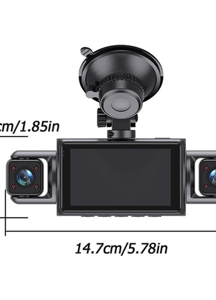 Dashcam For Cars 4 Channel Black Box Wifi Driving Camera Fhd 1080p Night Vision Loop Recording Add Hardwire Kit Car Accessories - Riparo82