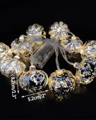 1.5M 10LED Halloween LED Light String Horror Eyeballs Pumpkin Spider Bat Skull Lamp Trick Or Treat Happy Halloween Party Decor - Riparo82