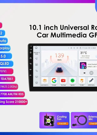 7"/9"/10" 2 Din Android12 Universal Car Multimedia Player For Hyundai Honda Nissan Toyota Kia Autoradio Unit WIFI GPS Car Audio - Riparo82