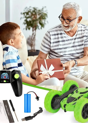 RC Stunt Car Bambini Double Sided Flip 2.4G Telecomando 360 Rotazione Deree Off Road Drift RC Auto Regali per Bambini Adulti Ragazzi
