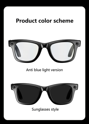 Xiaomi AI Smart Glasses with Camera Sunglasses Mini Camera Video Recorder Wireless Bluetooth Call Anti-blue Glasses for Man Wome - Riparo82