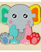 Set di puzzle in legno per bambini Montessori Giochi per bambini per bambini Giocattoli educativi e per l'intelligenza 1 2 3 4 anni - riparo82