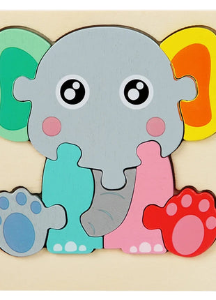 Set di puzzle in legno per bambini Montessori Giochi per bambini per bambini Giocattoli educativi e per l'intelligenza 1 2 3 4 anni - riparo82