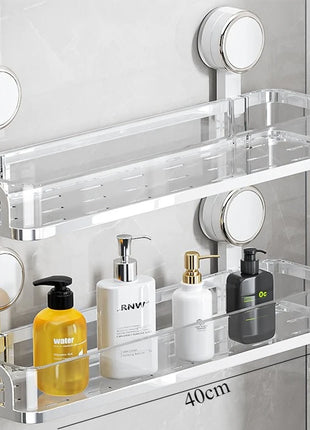 Portaoggetti da bagno a ventosa, WC senza perforazione, portaoggetti rimovibile a parete, lavabo, appendiabiti da parete