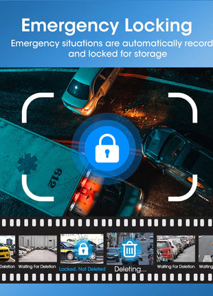 11.26 inch Dash Cam Car DVR 4K Camera Wireless Carplay Android Auto Touch Screen Dual Len Video Recorder Dashboard BT FM AUX GPS - Riparo82