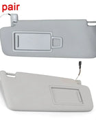 1/2Pcs Car Front Sun Visor Panel with Makeup Mirror for VW Golf mk7 mk8 Jetta 7 T-Cross Passat B8 CC E-Golf T-Roc - Riparo82