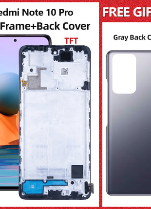 LCD di alta qualità per Xiaomi Redmi Note 10 Pro Display LCD Touch Screen Digitizer Assembly M2101K6G M2101K6R Parte di visualizzazione dello schermo - riparo82