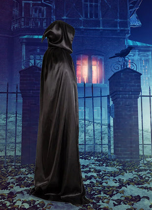 Halloween Cloaks Capes Women Men Cosplay Costumes Long Hooded Devil Demon Dress Up Props Performance Costume for Halloween Party - Riparo82