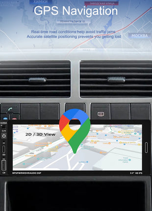 Podofo IPS 6.86''1Din Wireless Carplay Android Auto Car Radio Multimedia Video MP5 Player TouchScreen Universal Autoradio Stereo - Riparo82