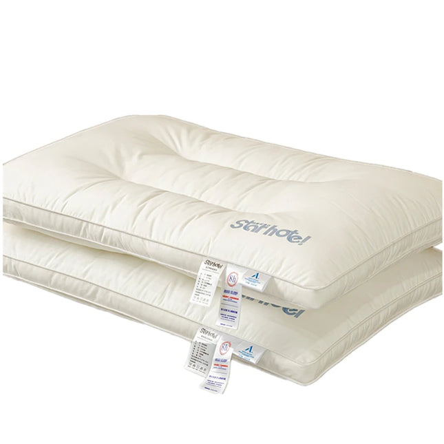 Type A cotton pillow, with a super-soft core that supports the cervical spine and aids sleep