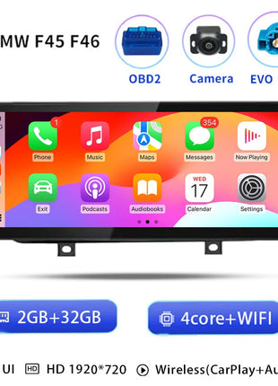 10.25 "Android 14 Car Multimedia Player For BMW F45 F46 F87 2013-2018 Radio Carplay Stereo Screen GPS Stereo Head Unit 4G Audio - Riparo82