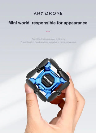 802 Mini Drone 4K 1080P HD Camera WiFi Fpv Pressione dell'aria Mantenimento dell'altitudine Professionale Pieghevole Quadcopter RC Drone Giocattoli per bambini Regalo - riparo82