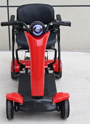 4 Wheel Automatic Foldable Electric Scooter For Adults With Seat 500W 36V Mobility Scooters For Seniors Removable Battery - Riparo82