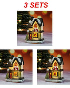 Christmas Light House Village decorazioni natalizie per la casa regali di Natale ornamenti natalizi capodanno 2024 Natale Navidad Noel