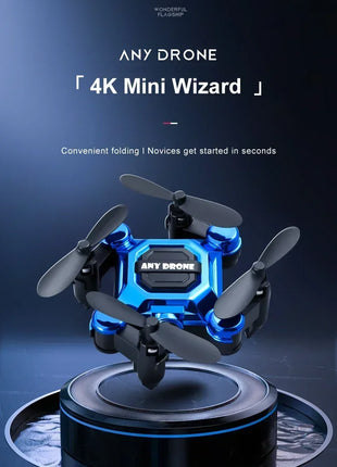 802 Mini Drone 4K 1080P HD Camera WiFi Fpv Pressione dell'aria Mantenimento dell'altitudine Professionale Pieghevole Quadcopter RC Drone Giocattoli per bambini Regalo - riparo82