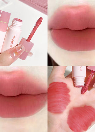 JUJU DREAM 6 Color Matte Lip Glaze - Long-lasting, colourless, non-stick cup velvet, student-friendly, brightening nude lipstick - Riparo82