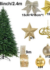 2.4m ornaments set / Christmas tree