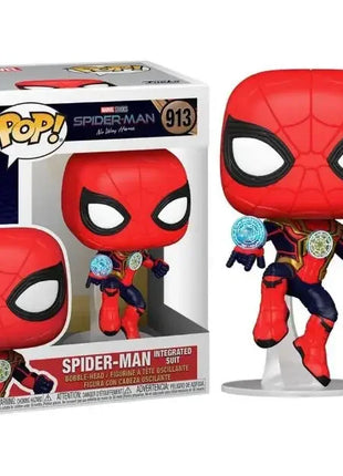 Funko POP Marvels SPIDER_MAN 334 #   Abito integrato Spider-Man 913 #   Ragno-Donna 392 #   Regalo giocattolo modello collezione di figure in vinile PVC