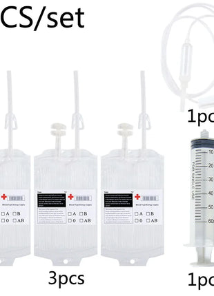 Halloween Blood Bags Juice Drinking Energy Pack Vampire Horror Props Halloween Party Decoration Vampire Cosplay Supplies - Riparo82